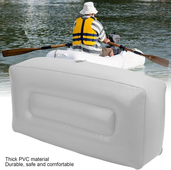 Comfortabel Opblaasbaar Zitkussen voor Boot, Kajak en Vissen - Duurzaam PVC — afbeelding 4