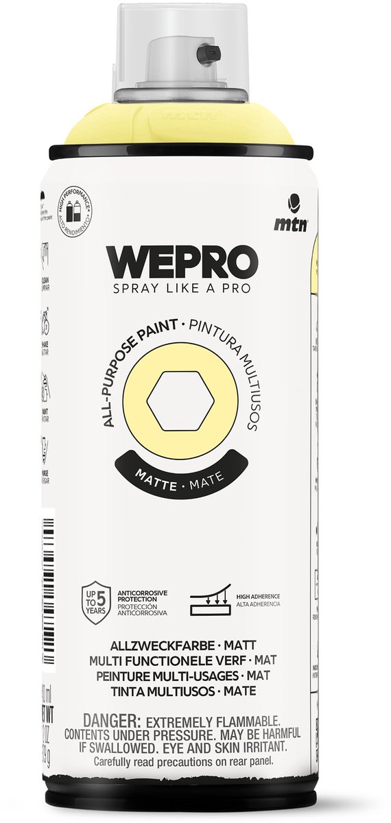 Spuitbus Pisco Sour Mat MTN WEPRO ALL-PURPOSE PAINT 400ML