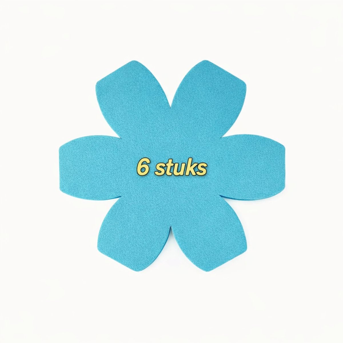 Zeshoekige Non-Woven Stoffen Onderzetters – 6 stuks (20 cm)