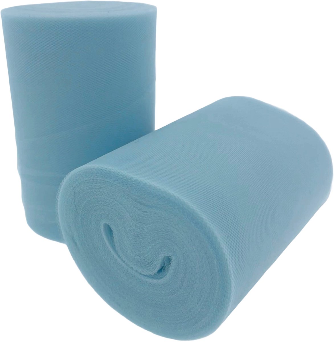 Tule - baby blauwe tule op rol - 91
