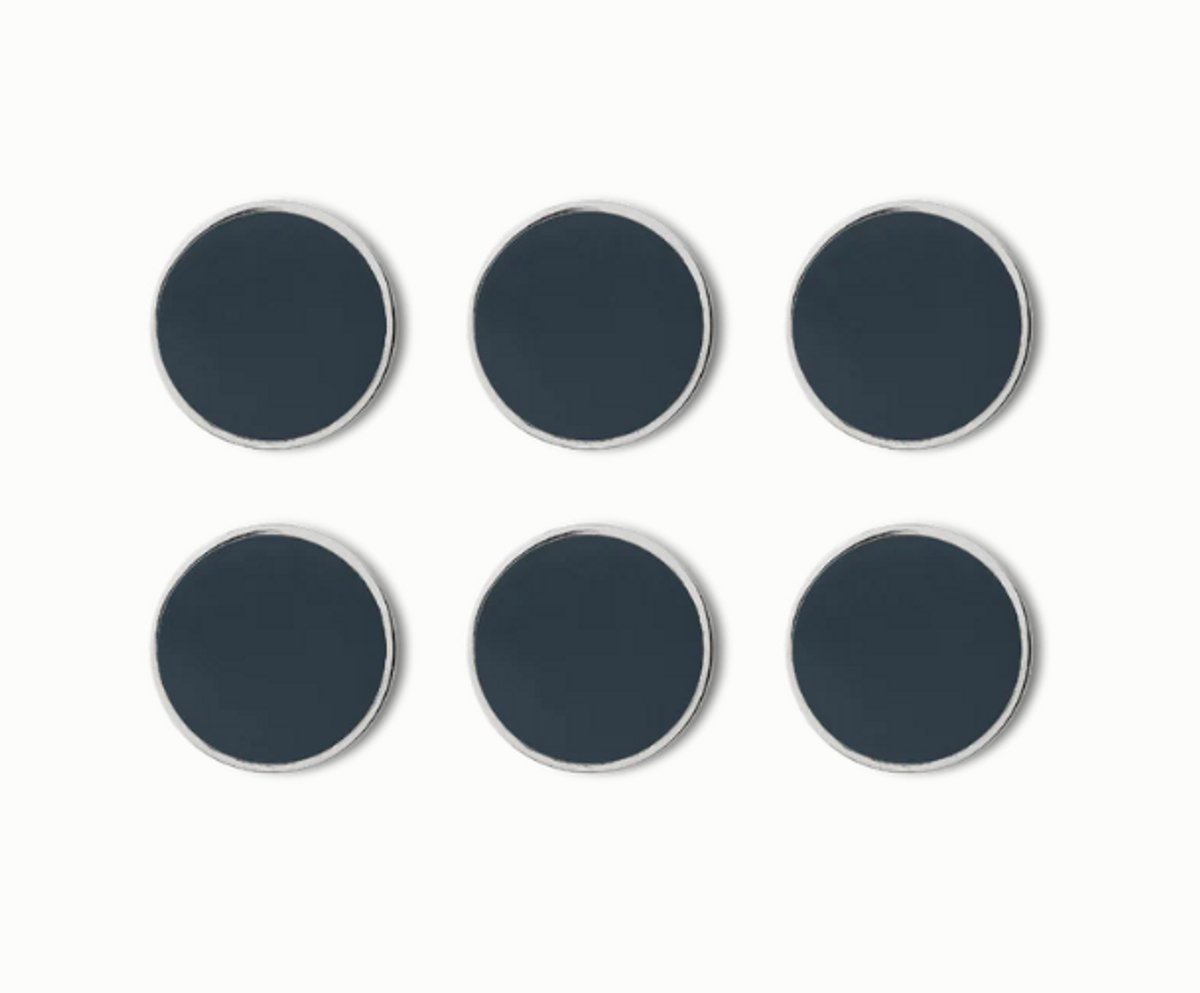 Mustard - The buttons - Magneten - Set van 6 - Slate