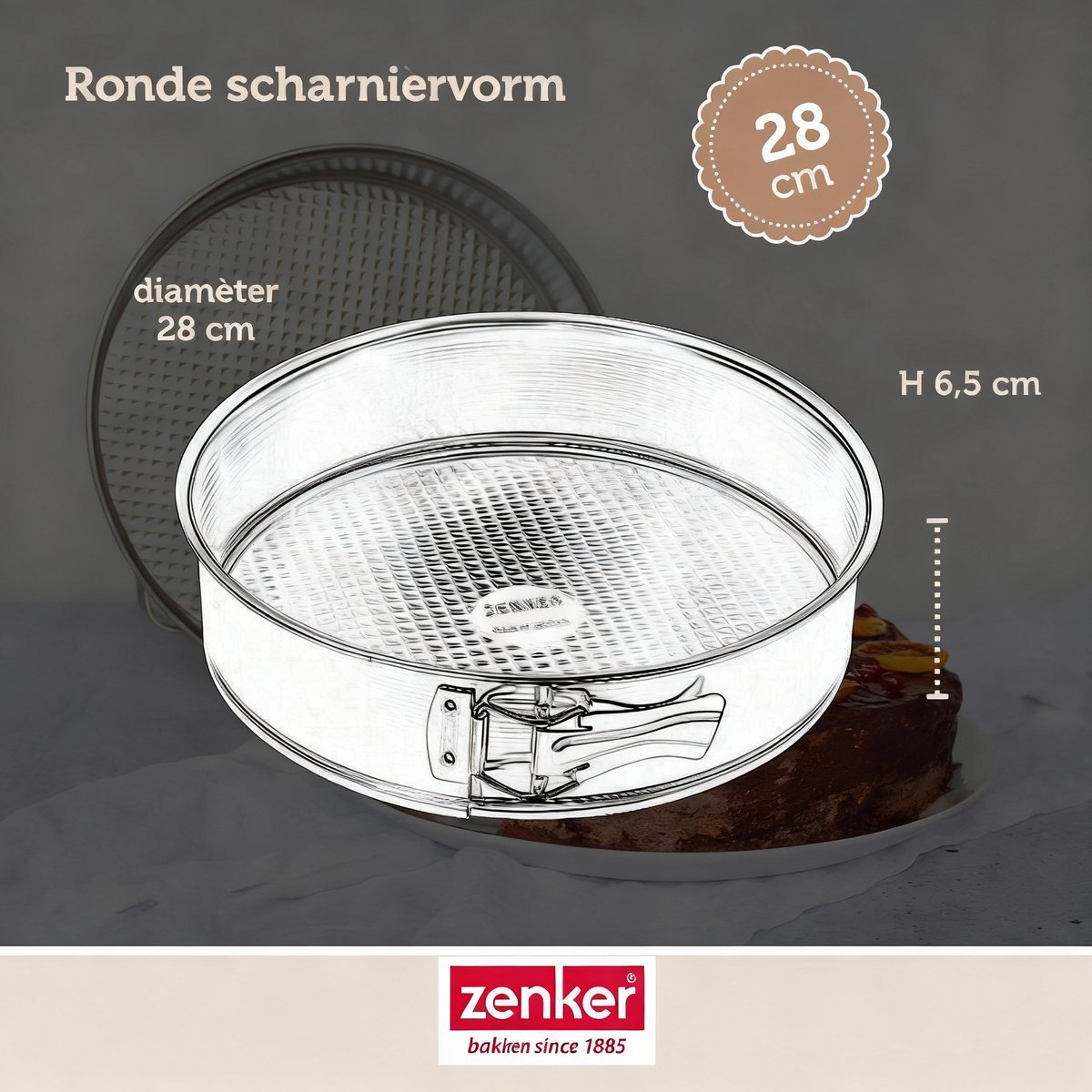 Vogue ronde springvorm 28cm – foto 2