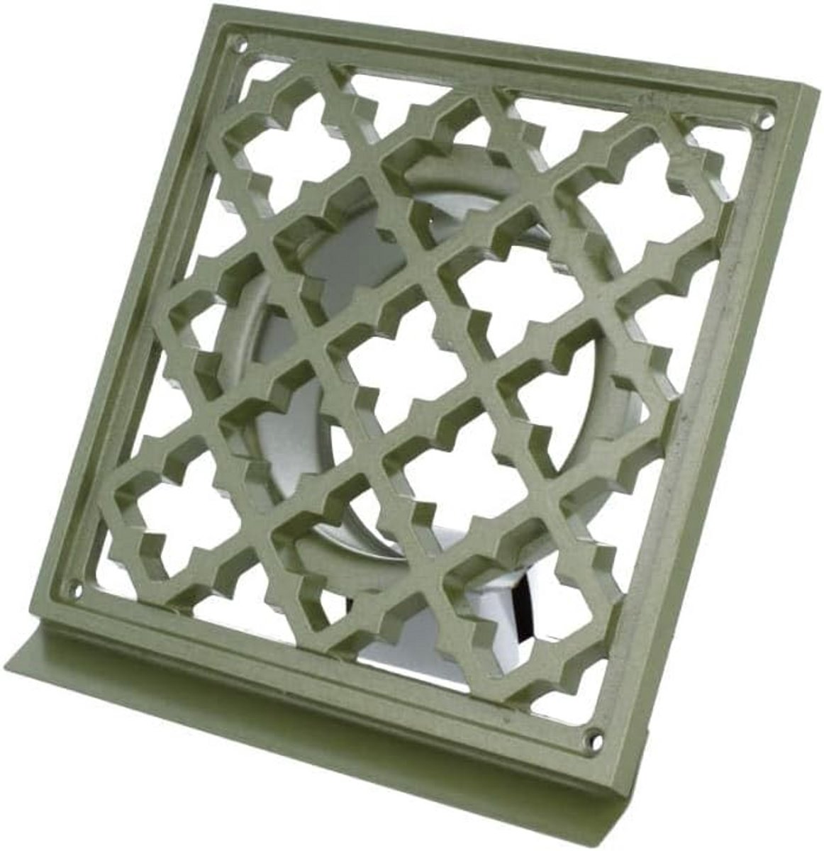 Ventilatierooster Vierkant Antiekdesign met Insectenhor en Afdriprand
