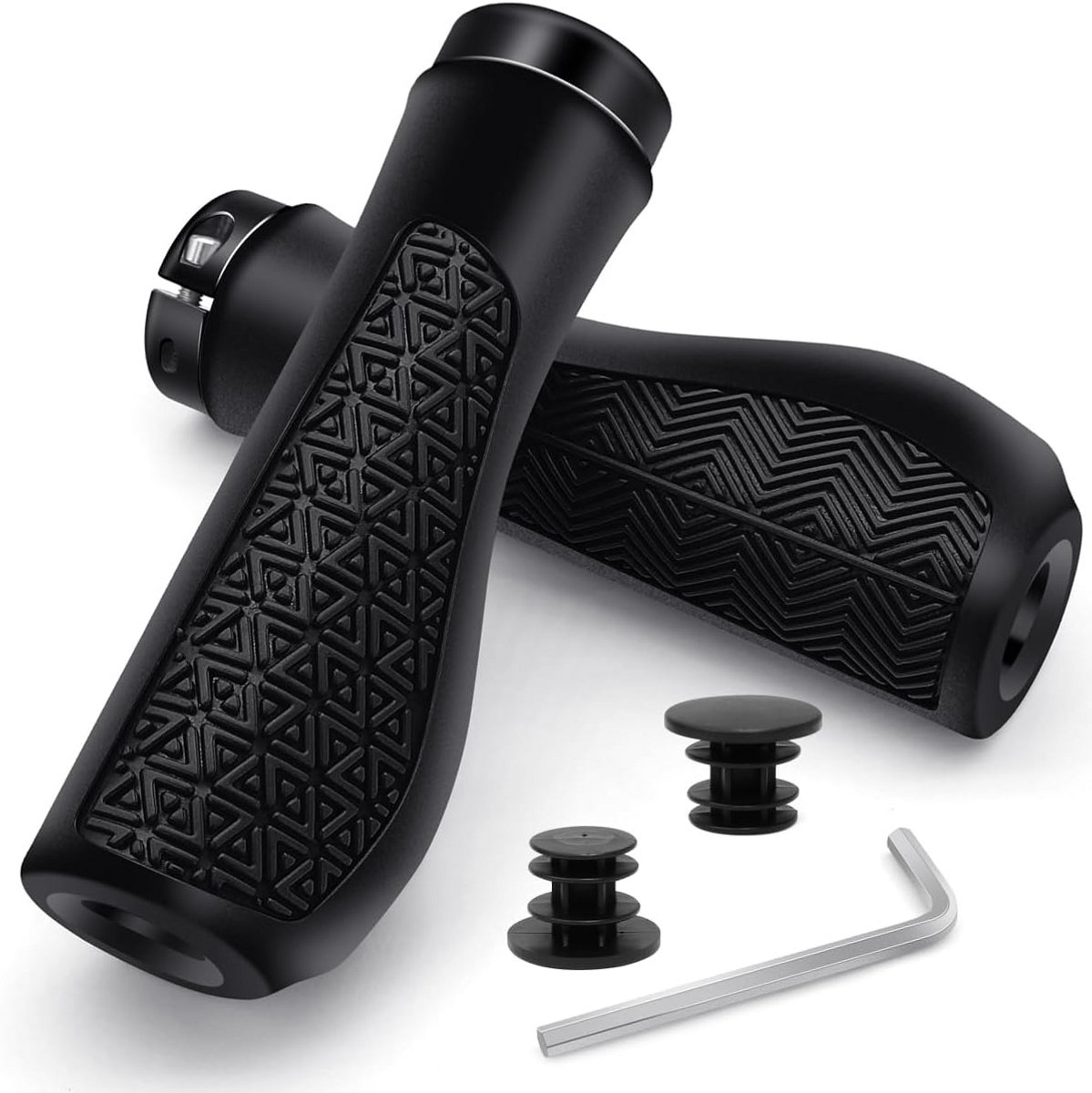 Ergonomische Fiets Stuurhandvatten Rubber - Geschikt voor Mountainbike, Stadsfiets, BMX en Scooter
