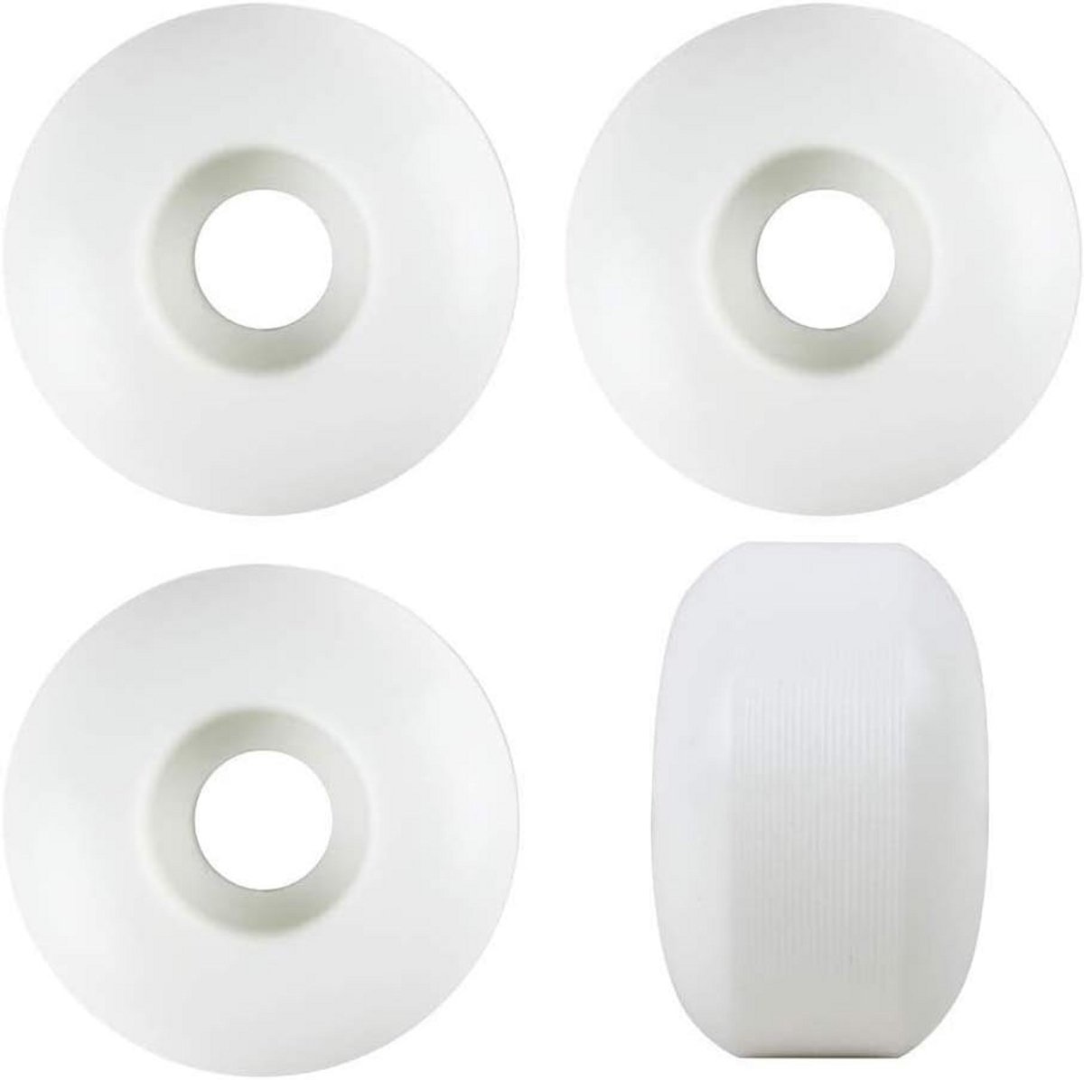 Set van 4 Harde Skateboard Wielen 52mm (95A) inclusief Lagers en Spacers