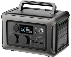 ALLPOWERS R600 Draagbare powerstation, LiFePO4-accu van 299 Wh, zonnegenerator met wisselstroomuitgang en 2 accu's van 600 W, snel opladen van 0-100% in 1 uur, voor camping, camper, noodgevallen