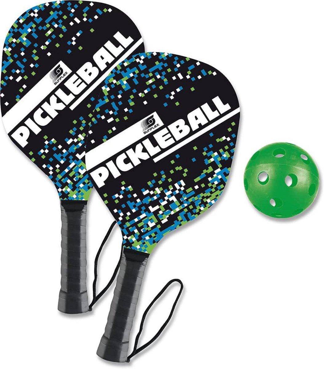 Pickleball Set met 2 Rackets, Bal en Nylon Net