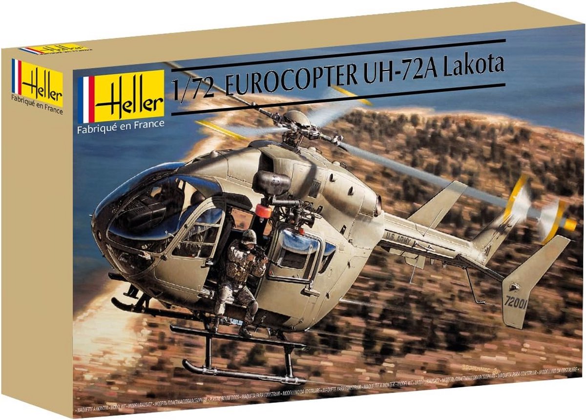 Modelbouw Vliegtuig Set: Eurocopter UH-72A Lakota Helikopter 1:72 Schaal
