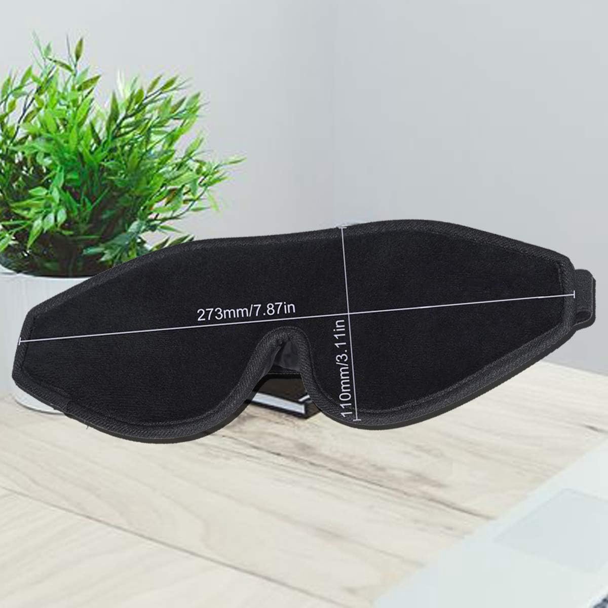 3D Slaapmasker Ultra Zacht Ademend Oogmasker met Verstelbare Band