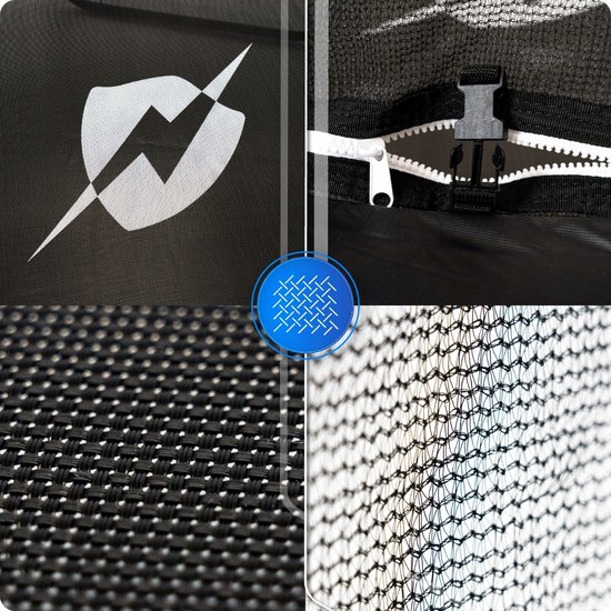 Thunder Trampoline 140 cm – Ronde Trampoline – Max. 50 kg - Zwart