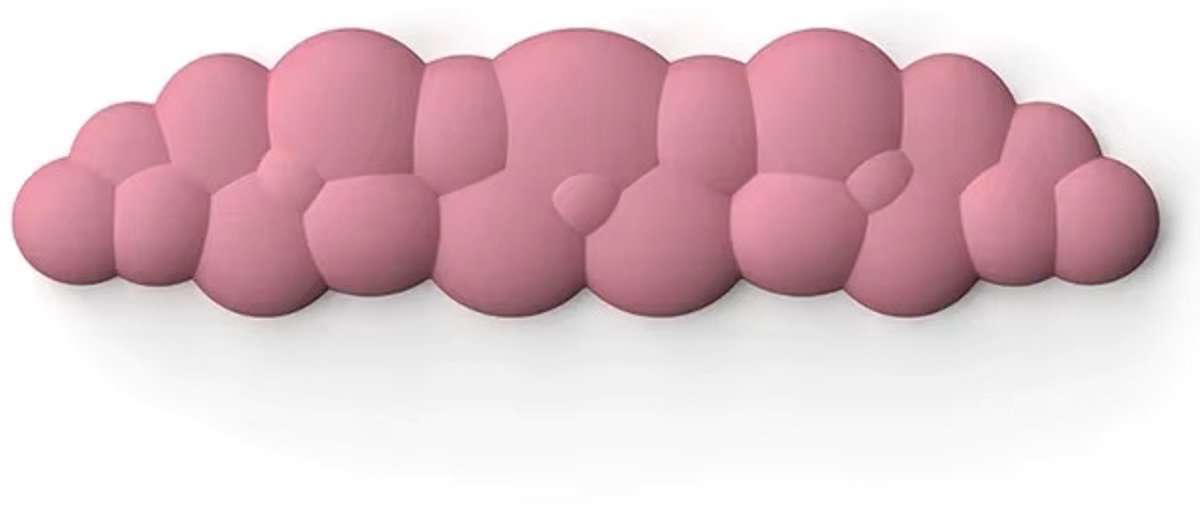 Cloud Polssteun Toetsenbord Donker Roze - Waterdicht - Comfortabel - Anti Slip