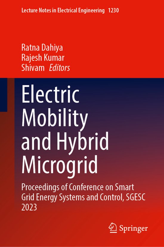 Lecture Notes in Electrical Engineering1230- Electric Mobili ... - cover