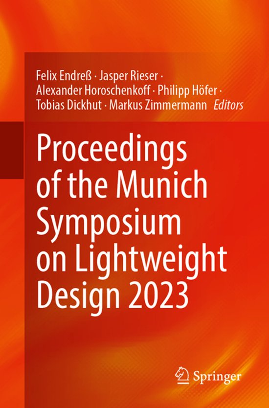 Proceedings of the Munich Symposium on Lightweight Design 20 ... - cover
