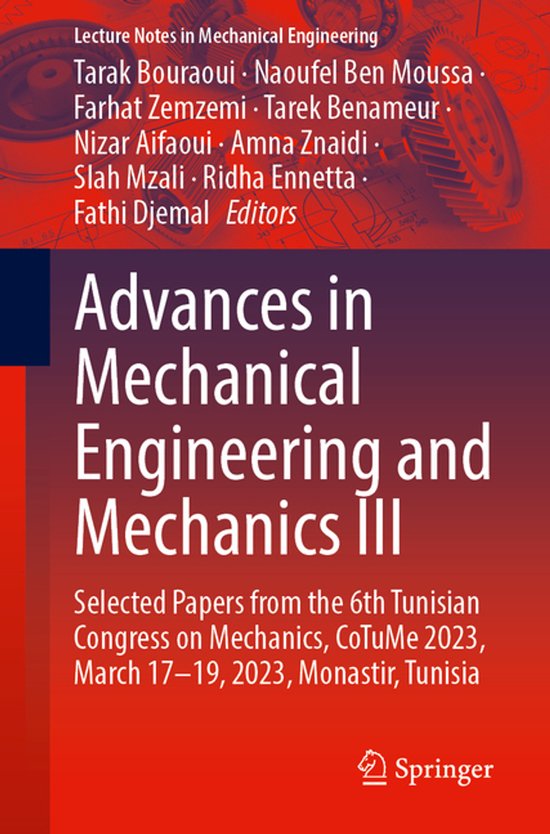Lecture Notes in Mechanical Engineering- Advances in Mechani ... - cover