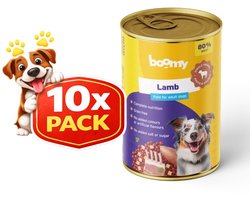 Boomy - Hondenvoer - Natvoer hond - Blikvoer hond - Mono proteïne - Graanvrij - Lam smaak - 80% vlees - Adult - 10 x 400g