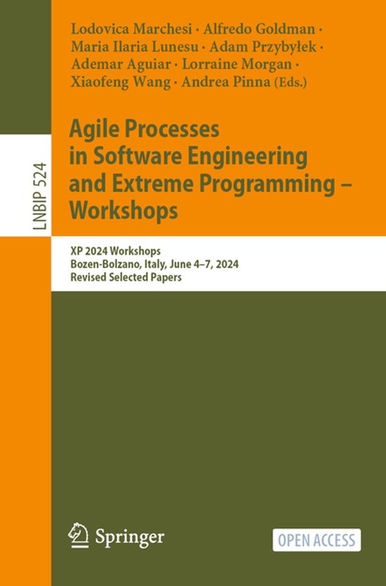 Lecture Notes in Business Information Processing524- Agile P ... - cover