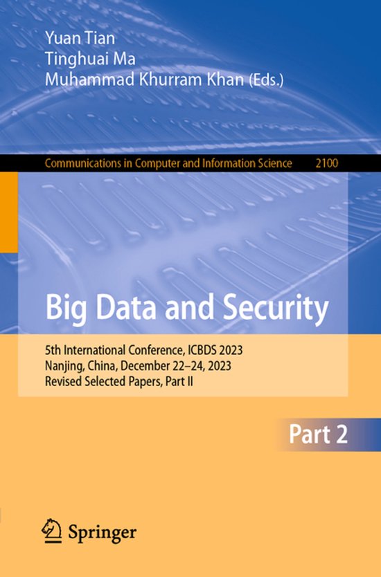 Communications in Computer and Information Science2100- Big  ... - cover