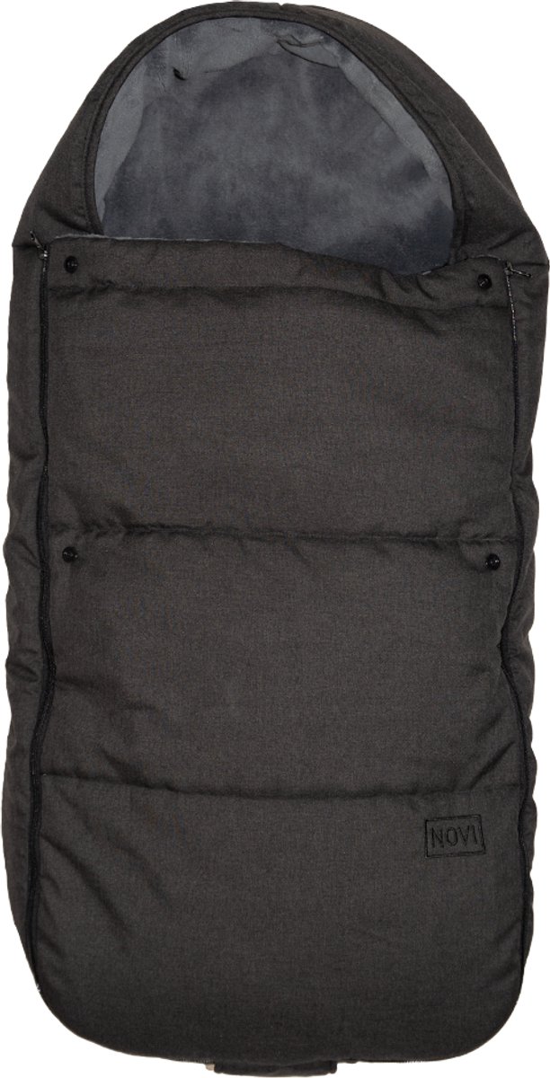 Novi Uni Cozy - Voetenzak - Black Melange