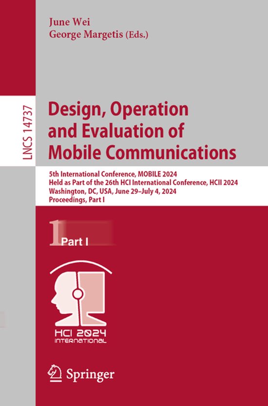 Lecture Notes in Computer Science14737- Human-Centered Desig ... - cover