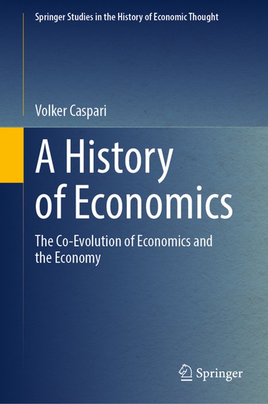 Springer Studies in the History of Economic Thought-A Histor ... - cover