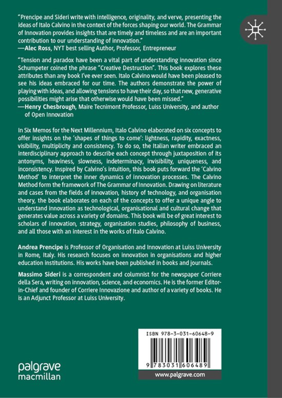 The Grammar of Innovation - cover
