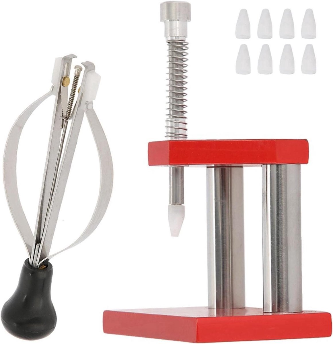 Klok batterijwissel gereedschap met Presser heffer zuiger verwijderaar - horlogemaker set met gereedschap scalpel precisie gereedschap.