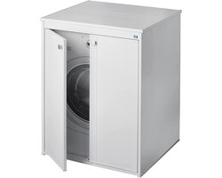 Wasmachine Ombouw - Opbouwmeubel - Kast Wasdroger - Meubel - Ruimtebesparend