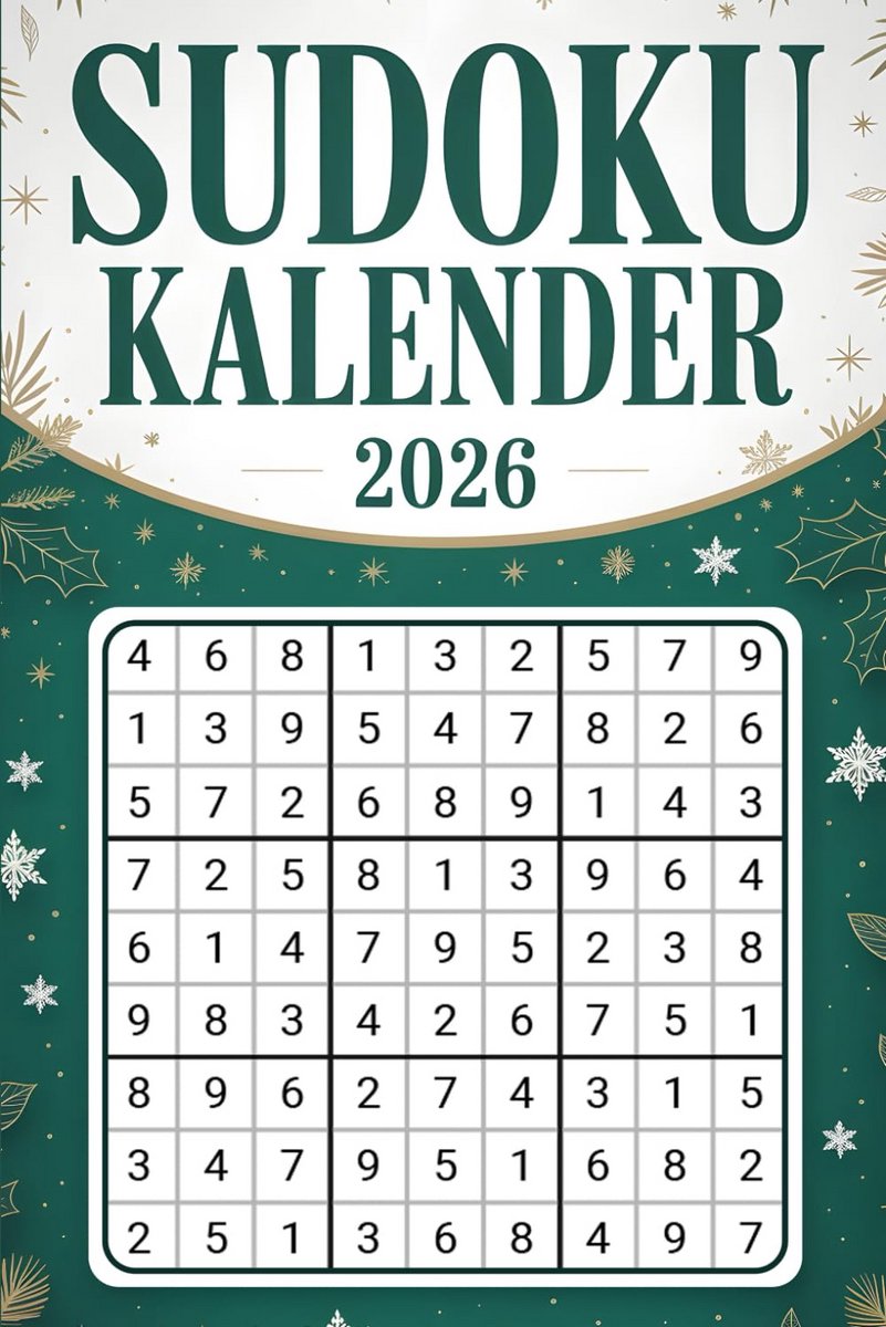 Sudoku Kalender 2026: 365 Dagen Logische Puzzels voor Dagelijkse Hersentraining