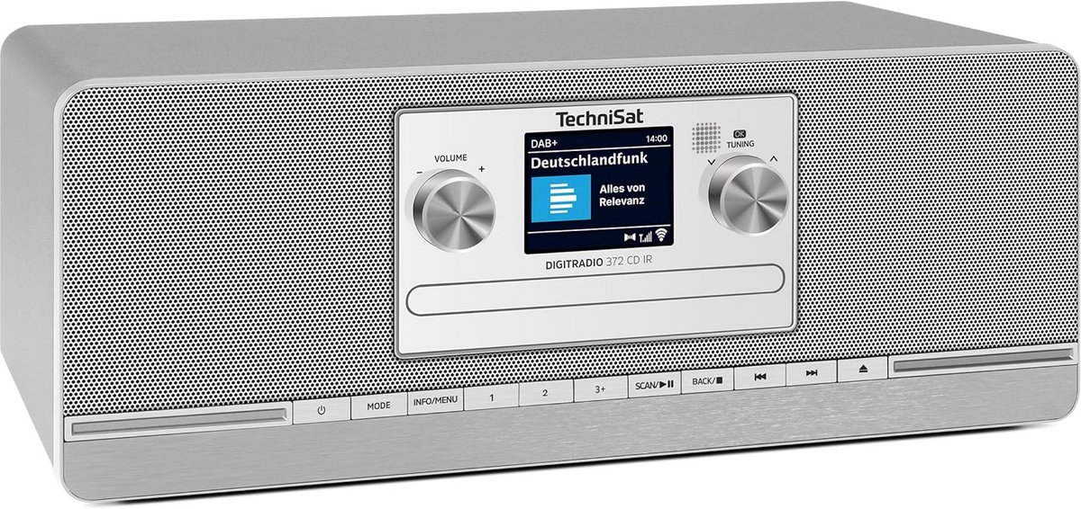 Stereo Internetradio met DAB+, FM, CD-speler, Wifi en Bluetooth
