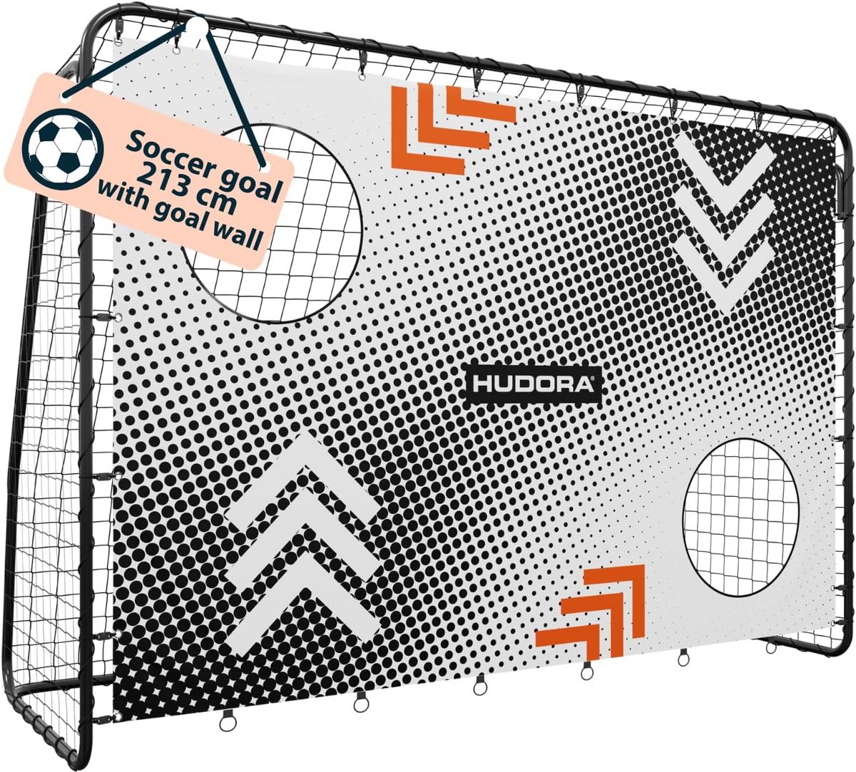 Stevig Voetbaldoel Trainingsset met Target Muur voor Kinderen en Volwassenen