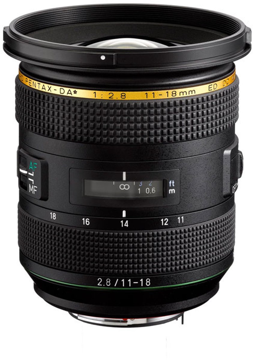 Pentax DA HD 11-18 mm f2.8 ED DC AW