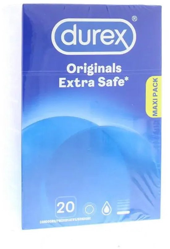 Durex Condooms Extra Safe - 20 stuks - Voor extra veilig plezier