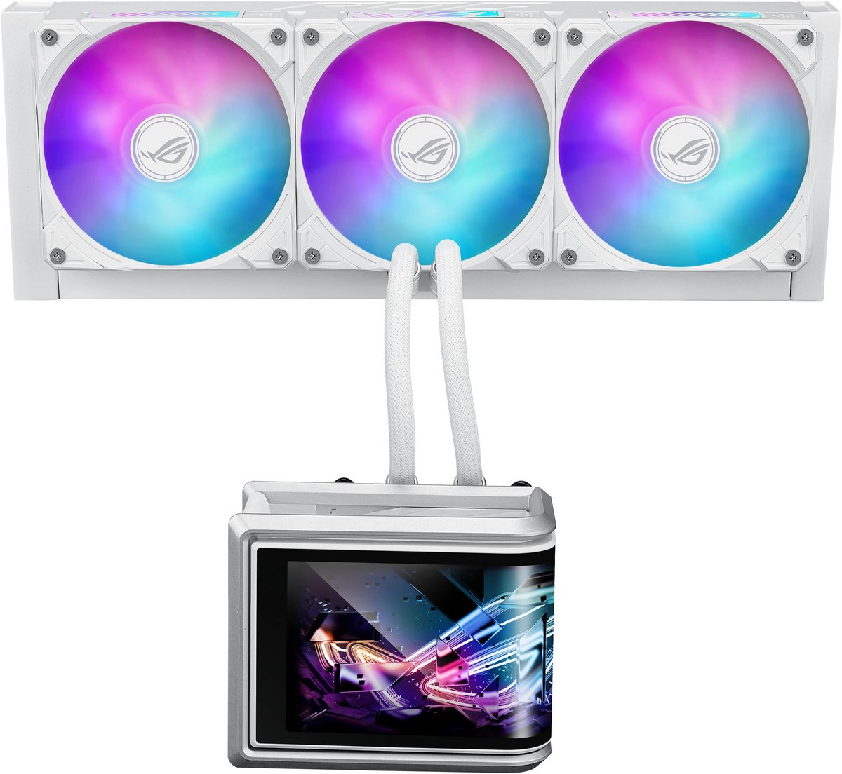 ASUS ROG Ryuo IV SLC 360 ARGB White Edition Processor Alles-in-één vloeistofkoeler 12 cm Wit