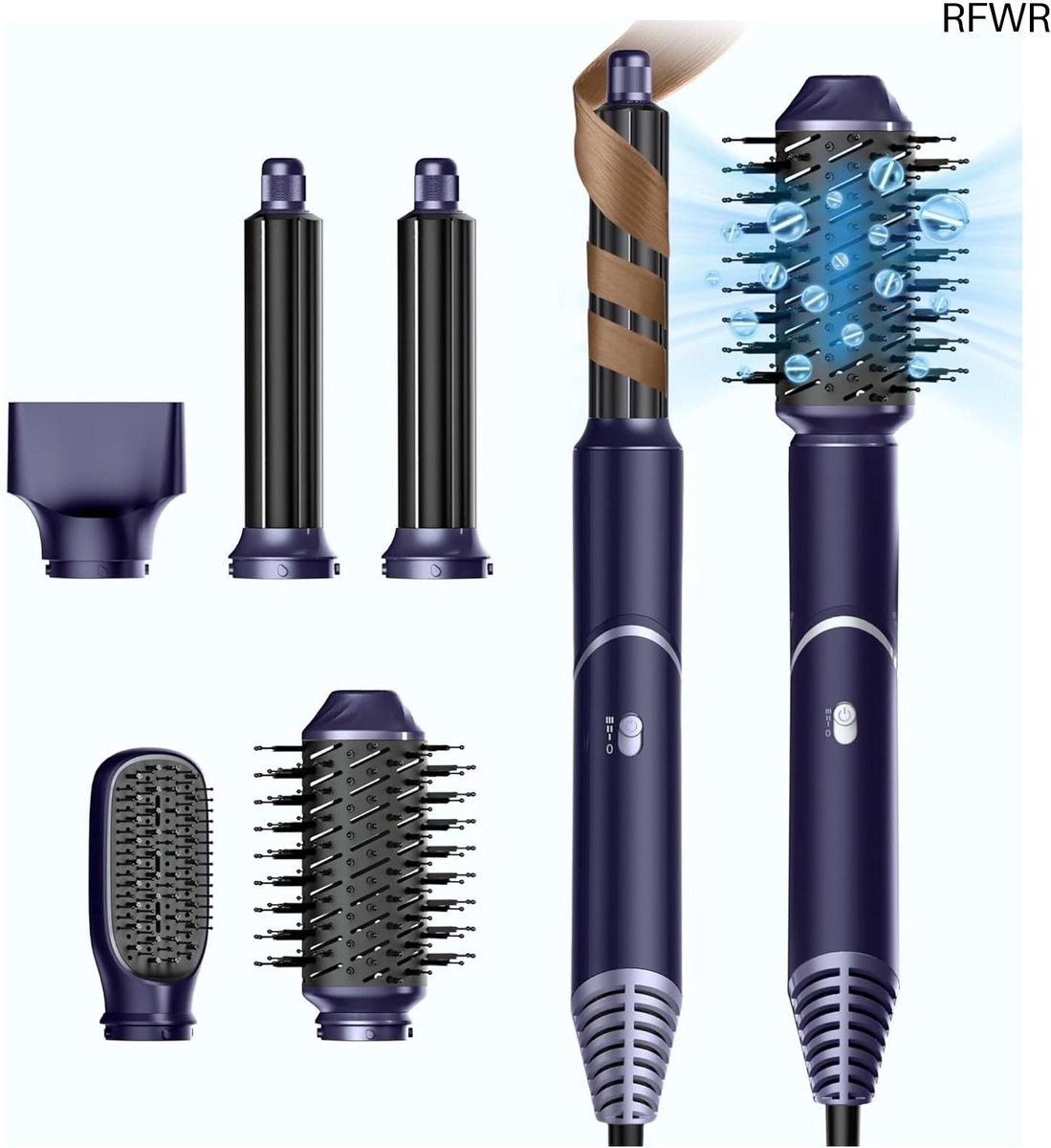 Fohnborstel - Krulborstel - Krultang 5 in 1 - Föhn