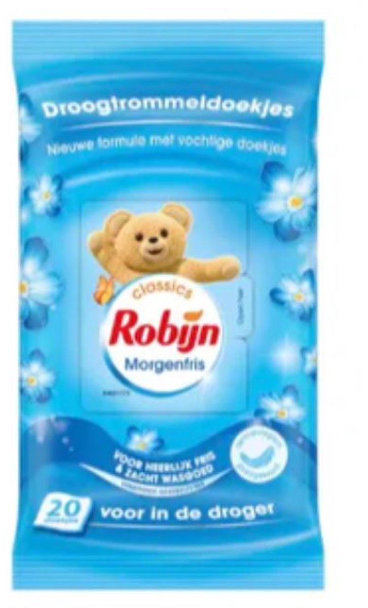 Robijn Droogtrommeldoekjes Intense 20 stuks - Voordeelverpakking 6 stuks