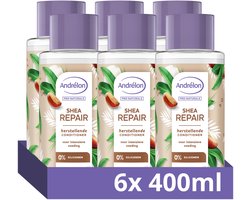 Andrélon Conditioner - Pro-Naturals - Shea Repair - 6 x 400 ml