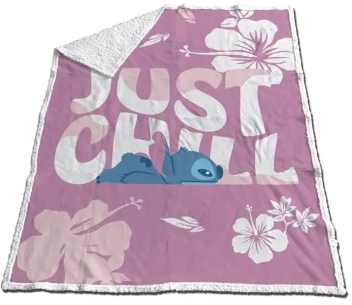 Stitch just chill fleece plaid 130 x 170 cm - polyester