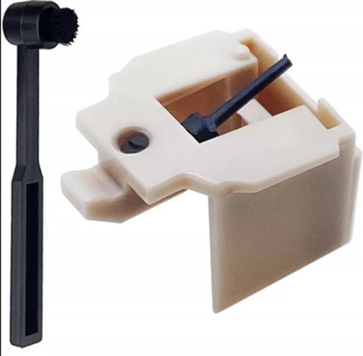 Geschikt voor ATN3600L en AT-LP60 draaitafels met bewegende magneet; inclusief één naald en een zwart borsteltje.