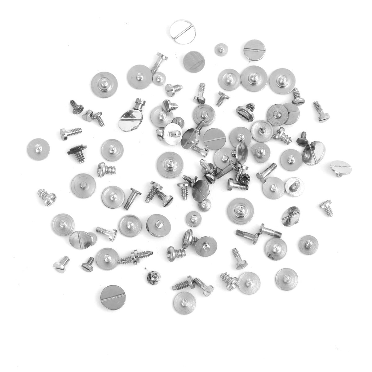 Horloge Batterij Klemschroeven Set - 100 Diverse Maten Microschroeven voor Horlogereparatie