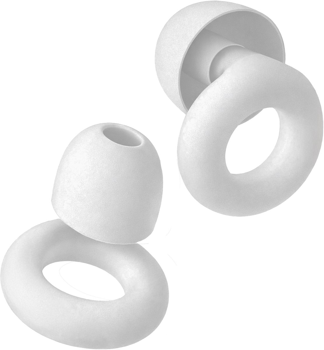 Travelhawk Oordopjes Slapen - Herbruikbare Slaap Oordopjes - Multifunctionele Oordoppen voor Slapen en Festivals - Party plugs - Gehoorbescherming Tot 26 dB - Wit