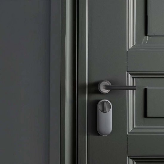 Aqara Smart Lock U200 Kit - Zwart - Slim Deurslot - Vingerafdruk & Pincode - Apple Home Key - Bluetooth & Matter