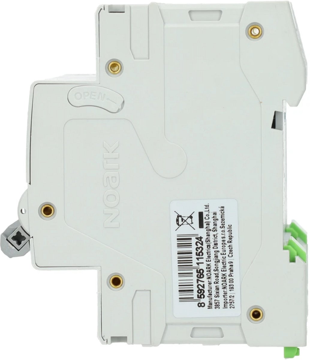 Noark aardlekautomaat B-karakteristiek 25A 30mA (3P+N) 6kA ( Ex9NL-N 3P+N B25 A 30mA EU)