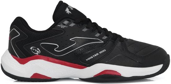 Padel Schoenen Heren Zwart Rood - Comfortabele Sportschoenen voor Padelracket Spelers Padel Schoenen Heren Zwart Rood - Comfortabele Sportschoenen voor Padelracket Spelers