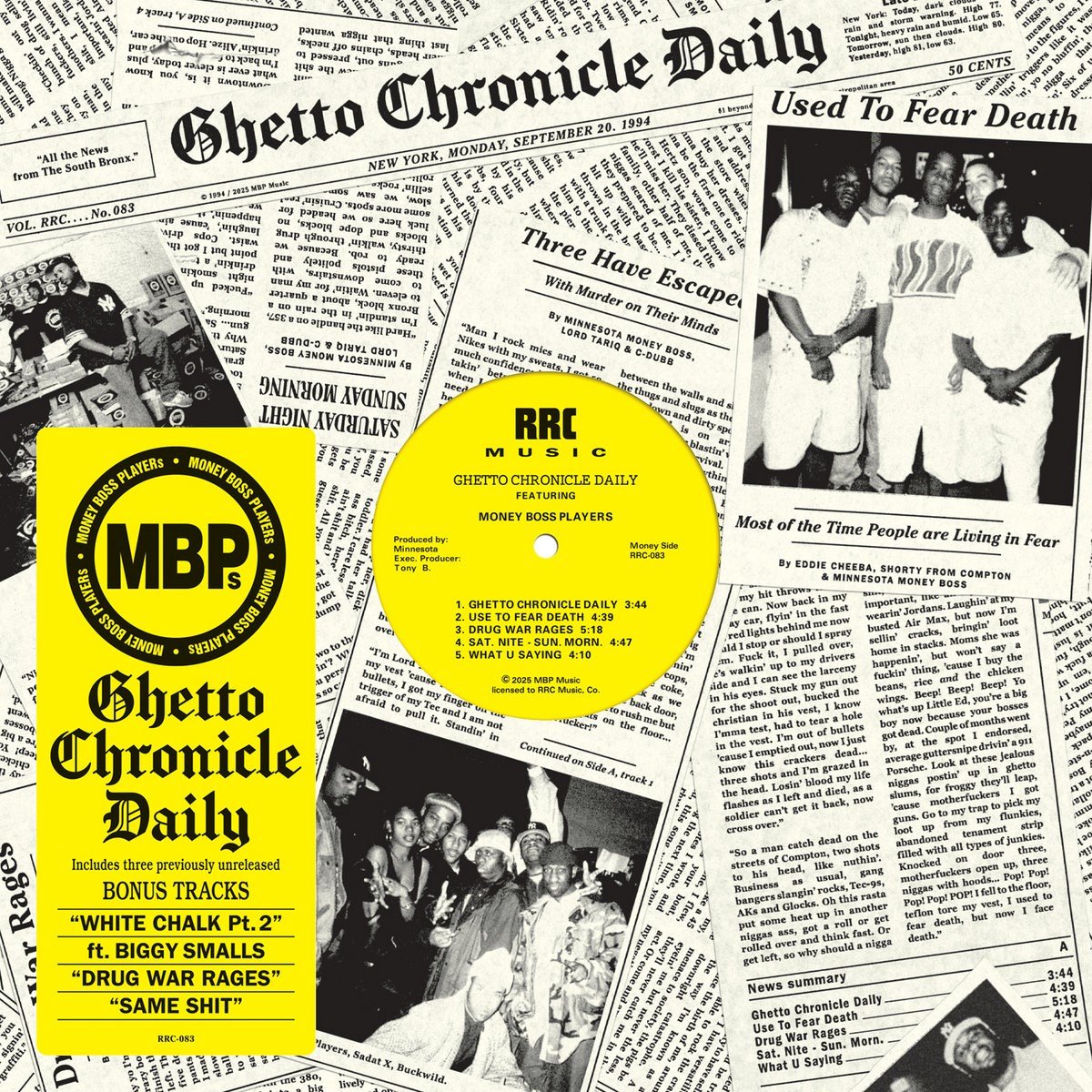 Money Boss Players - Ghetto Chronicle Daily (CD)