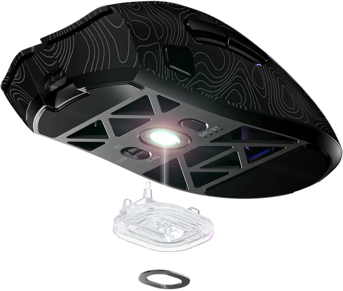 Furycube G11 - Tri-Mode Gaming Muis - 1000Hz - Zwart thumbnail 3