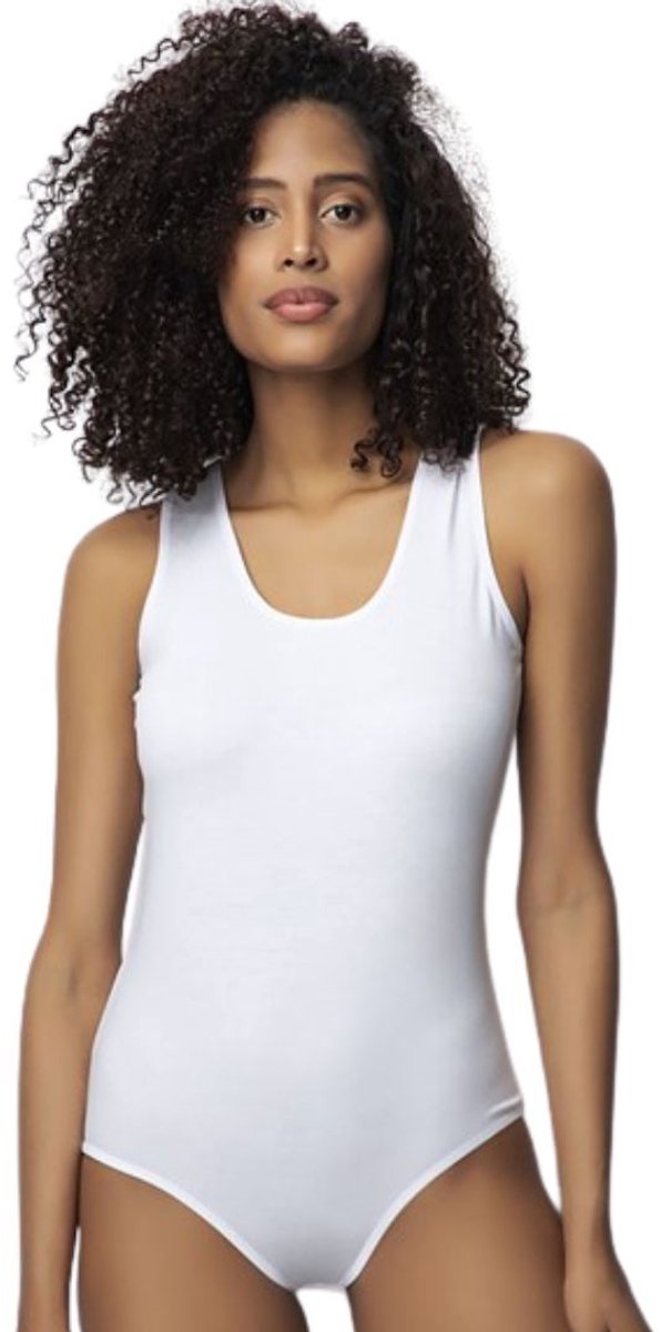 DONEX® Body Dames – 2 Stuks – Wit – Slim Fit – Katoen – Maat XL/XXL