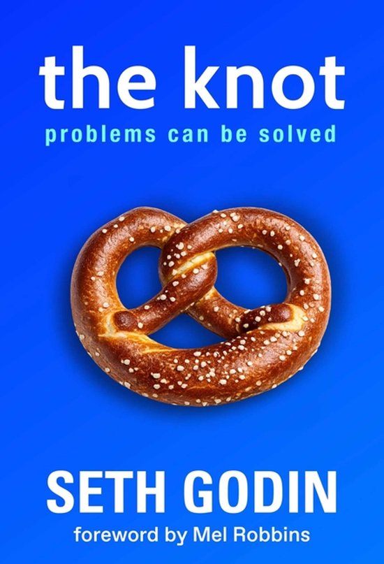 Couverture du livre 'the knot problems can be solved' avec un gros bretzel.