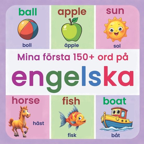 Mina första 150+ ord på engelska - cover