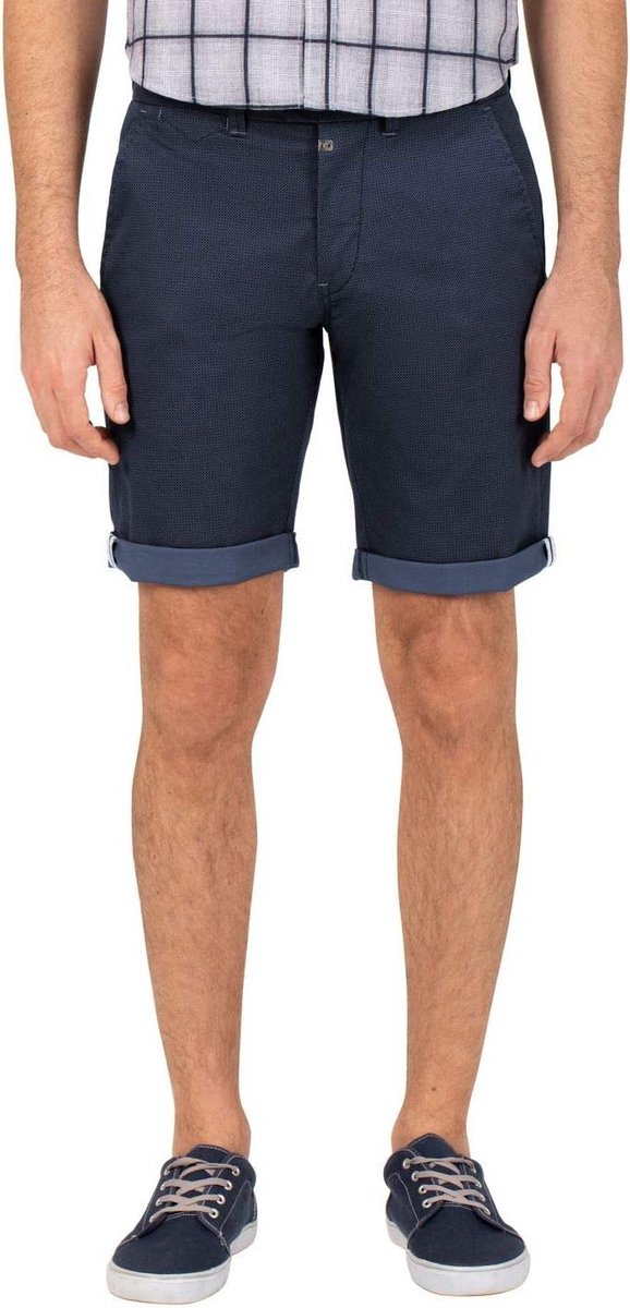 Slim Fit Katoenen Stretch Shorts voor Heren