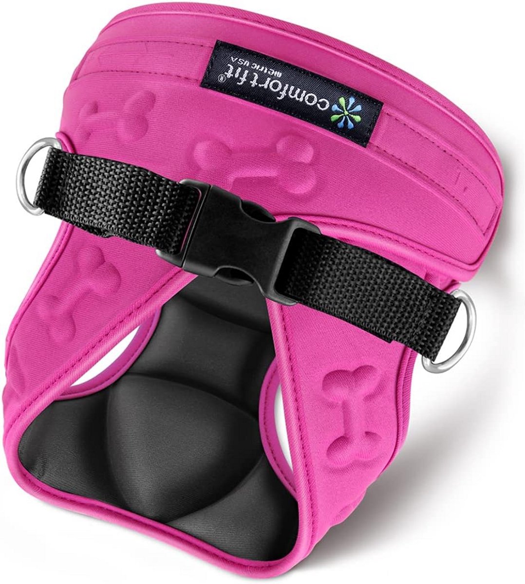 Comfortabel Hondentuigje voor Kleine Honden – Vest met Zachte Voering, Medium, Roze